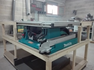 Meuble scie sur table