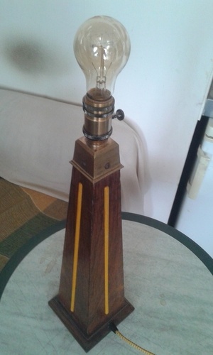 Lampes Bois recyclé