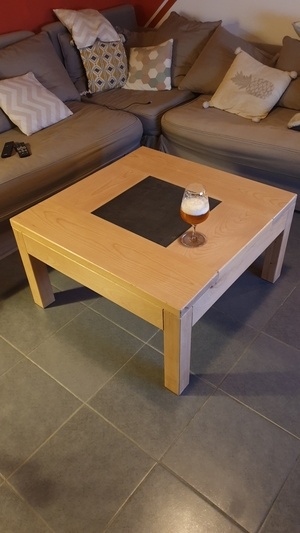 Mon premier meuble table basse Hêtre massif