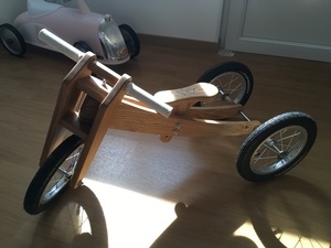 Draisienne évolutive en chêne