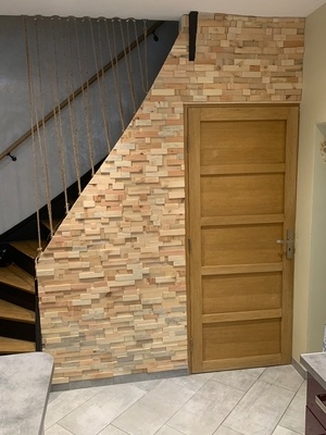 Mur en bois de palettes