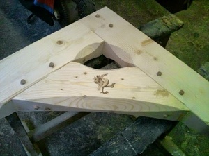 Incrustation du symbole de la gruyère