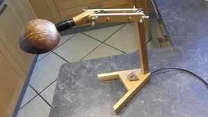 Tite lampe à la noix