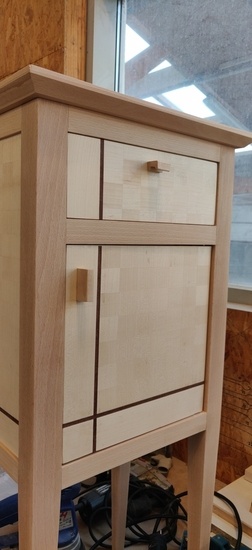 Chevet d'inspiration Louis XVI