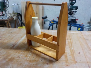 Porte bouteille de lait