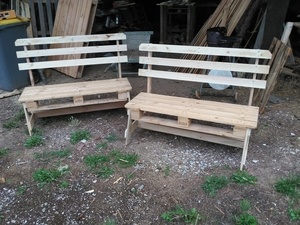 Bancs pour salon de jardin
