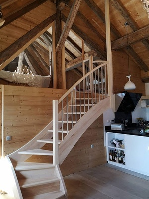 Panel d'escaliers en frêne