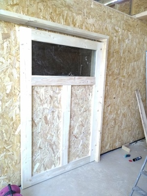 Porte d'atelier coulissante