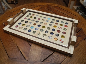 Plateau de service capsules, 3ème version