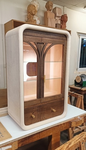 Vitrine d'inspiration Art Déco