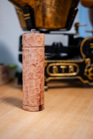 Poivrier qui a pris la grêle