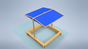 Bac à sable couvert