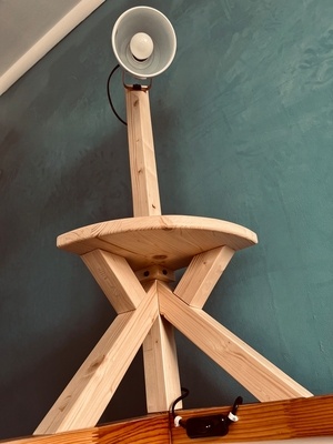 Tablettes de nuits façon charpente