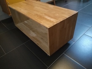 Table basse chêne queues d'arronde