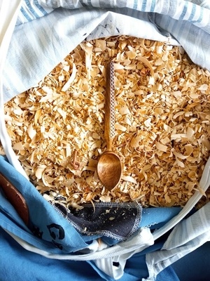 20éme cuillère de 2023 : Cuillère en bouleau cuite au four.