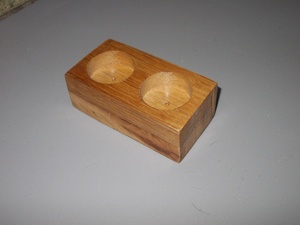 Un bougeoir trés simple