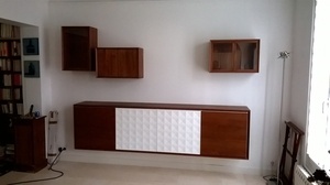 Enfilade et caissons en merisier