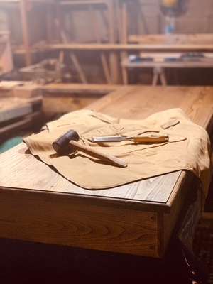 Estrade en châtaignier n°2