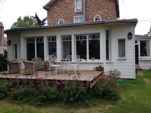 Extension bois à Vaux Le Pénil