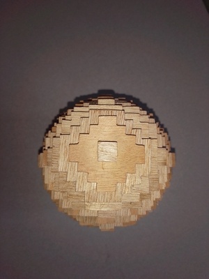 Oeuf de Pâques pixélisé type Minecraft