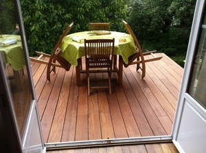 Terrasse bois à Combs La Ville