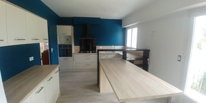 Cuisine et meuble en chene noir