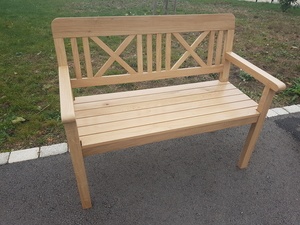Banc extérieur en chêne