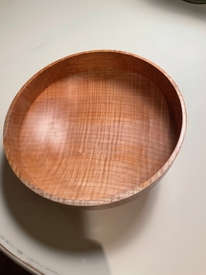 Figured Maple Bowl