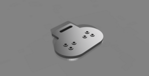 Pièce 3D pour la numérisation de la raboteuse Kity Bestcombi