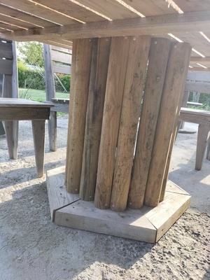 Nouvelle table de jardin
