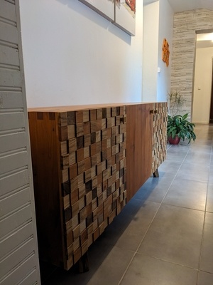 Enfilade quadrillée