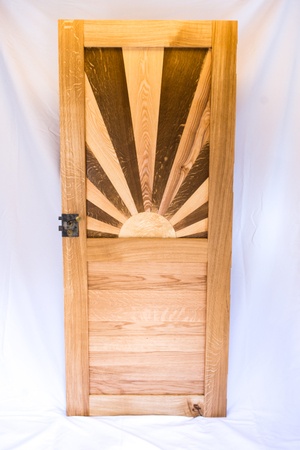 Porte d'intérieure ensoleillée