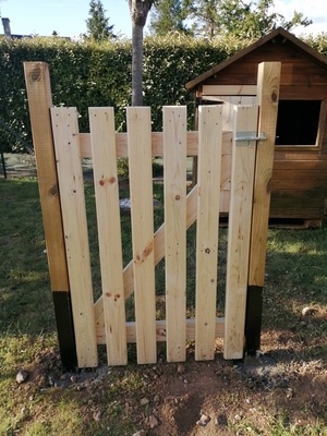 Portillon en palette