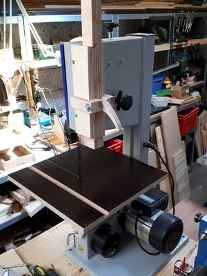 Mise à jour d'une scie à ruban usagée