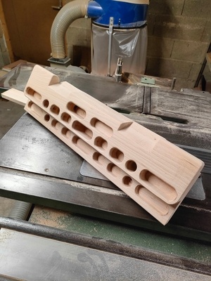 Poutre d'escalade et support de fixation amovible