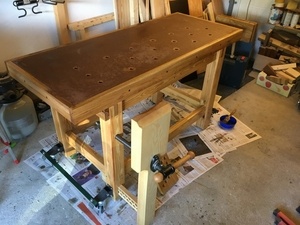 Etabli inspiré Roubo et Cossman