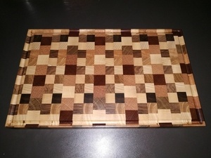 Planche a découper en bois de bout