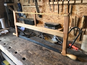 Réhabilitation ancienne scie cadre