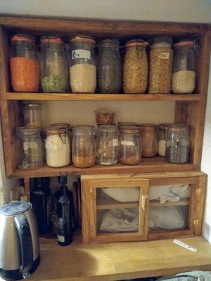 Cuisine: garde manger, étagères à Parfait et tiroir