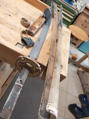 Restauration d'un katana