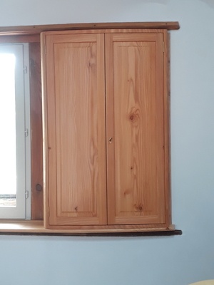 Meuble habillage mur courbe