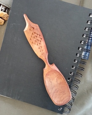 Cuillère en cerisier.