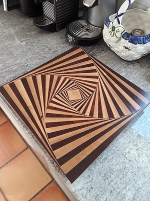 Planche à découper en bois de bout