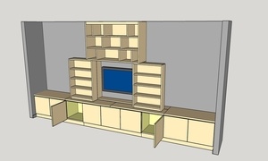 Meuble TV, Bilbiothèque et Enfilade