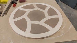 Plateau de table en arasé