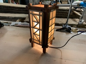 Lampe japonaise