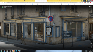 Restauration de devanture ancienne art nouveau