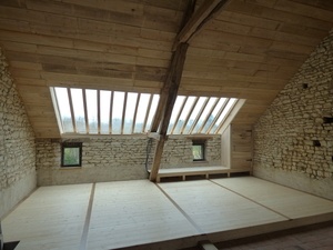 Parquet pin et chêne