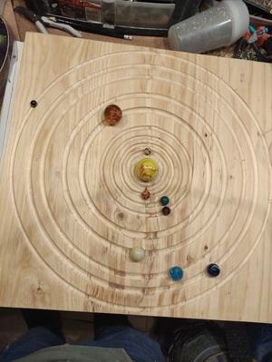 Système solaire pour Noël