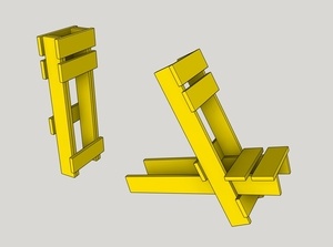 Chaise pliante - Maker Faire Lille 2024